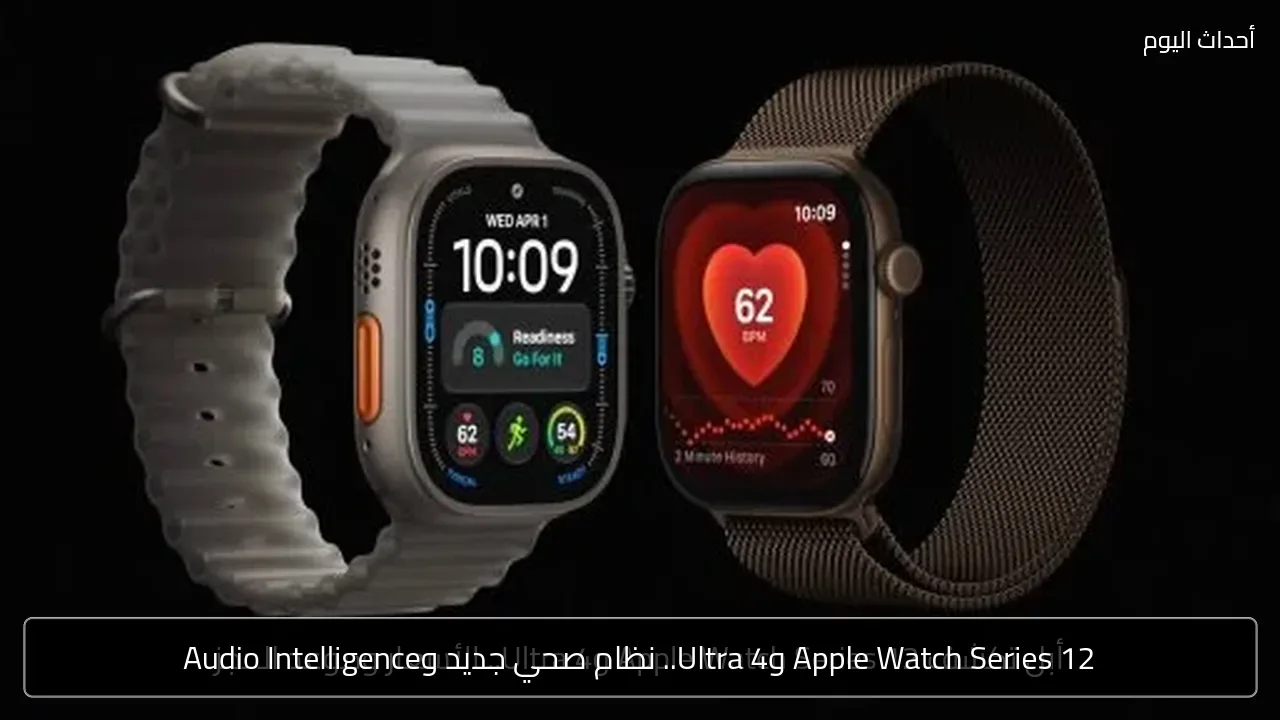 Apple Watch Series 12 وUltra 4.. نظام صحي جديد وAudio Intelligence