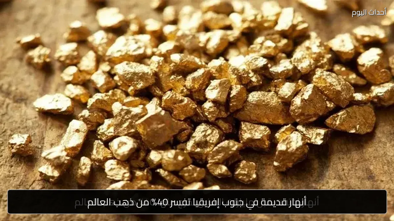 أنهار قديمة في جنوب إفريقيا تفسر 40% من ذهب العالم