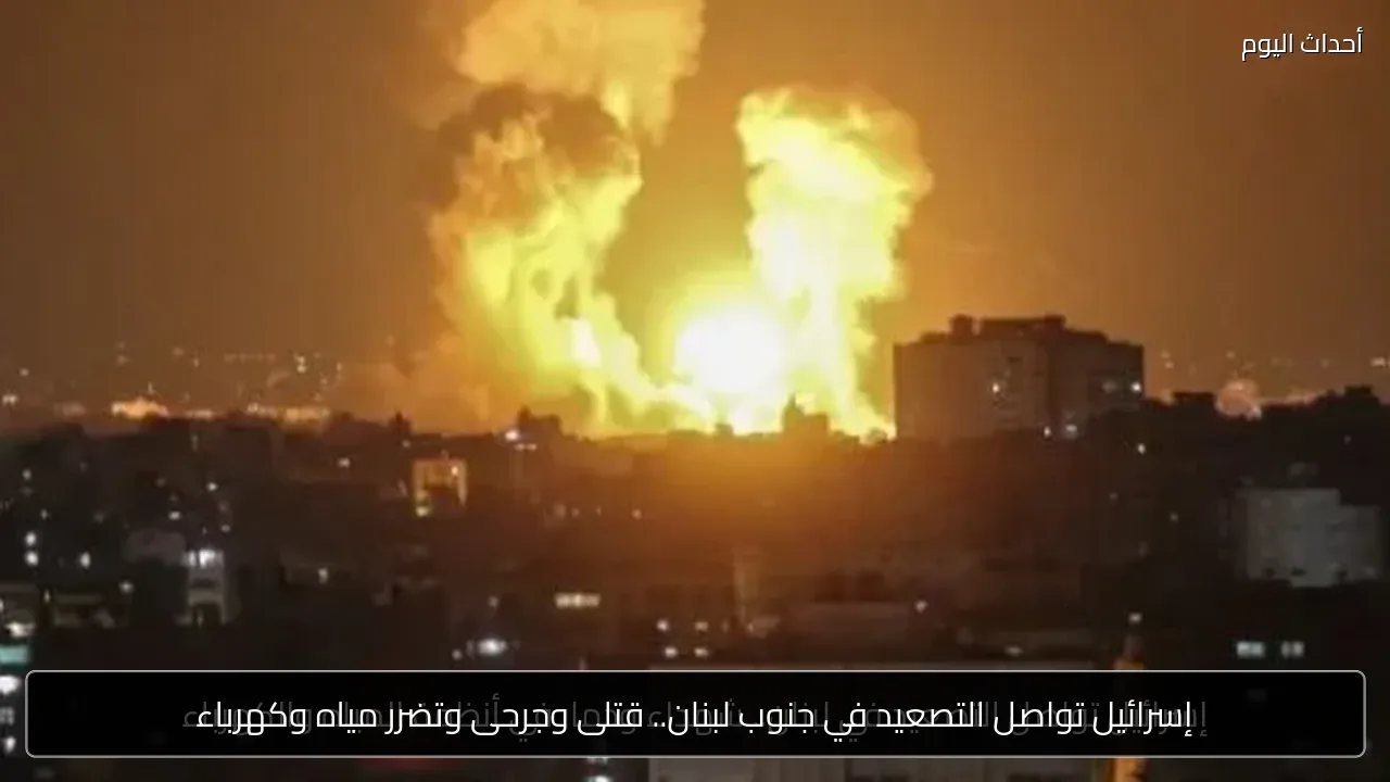 إسرائيل تواصل التصعيد في جنوب لبنان.. قتلى وجرحى وتضرر مياه وكهرباء