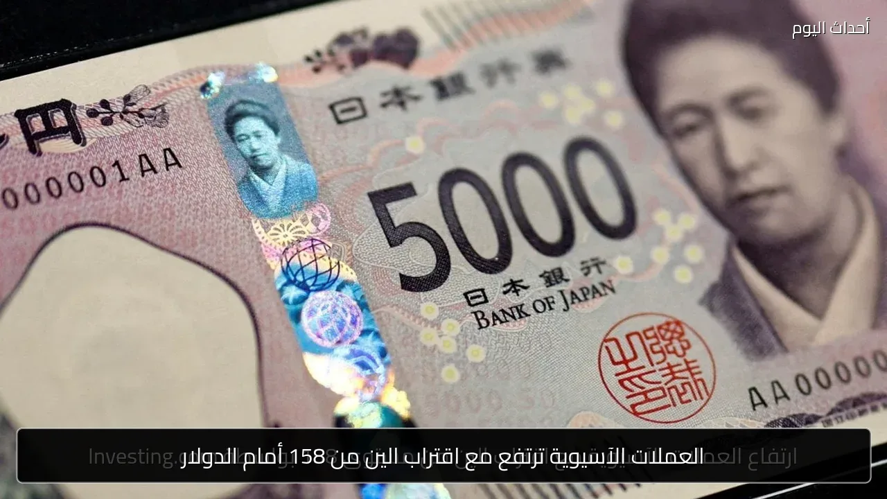 ارتفاع العملات الآسيوية مع اقتراب الين من مستوى 158 بواسطة Investing.com
