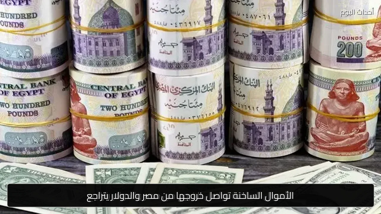 الأموال الساخنة تواصل خروجها من مصر والدولار يتراجع