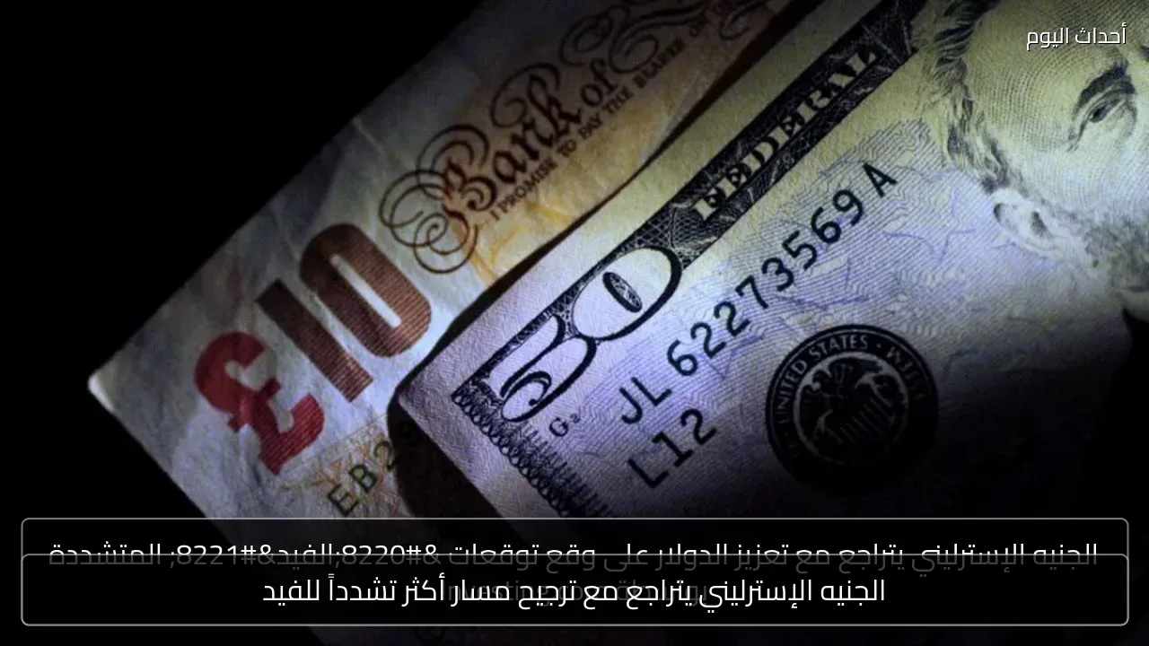 الجنيه الإسترليني يتراجع مع ترجيح مسار أكثر تشدداً للفيد