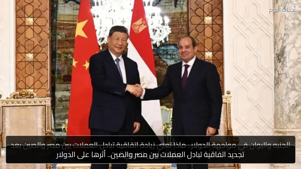 الجنيه واليوان في مواجهة الدولار.. ماذا تعني زيادة اتفاقية تبادل العملات بين مصر والصين بعد زيارة الرئيس الصيني؟