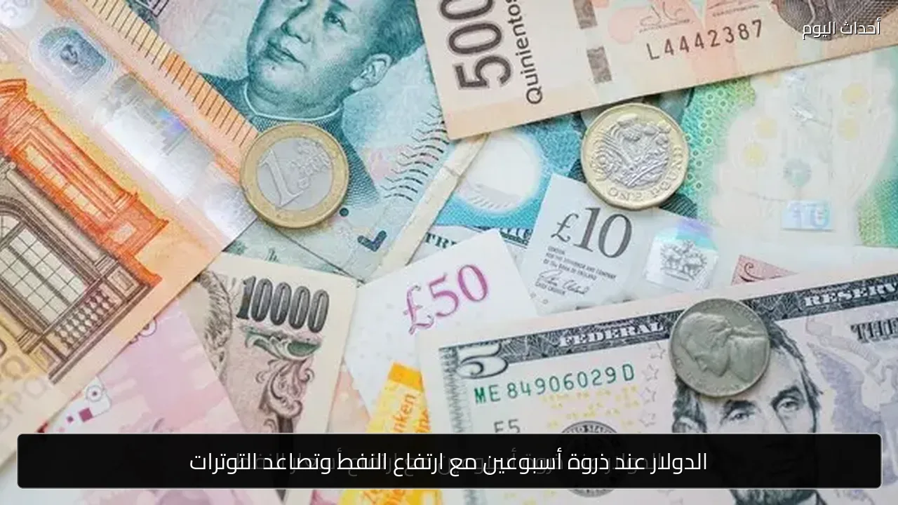 الدولار عند ذروة أسبوعين مع ارتفاع النفط وتصاعد التوترات