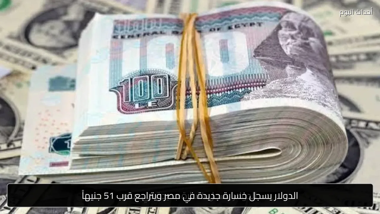 الدولار يسجل خسارة جديدة في مصر ويتراجع قرب 51 جنيهاً