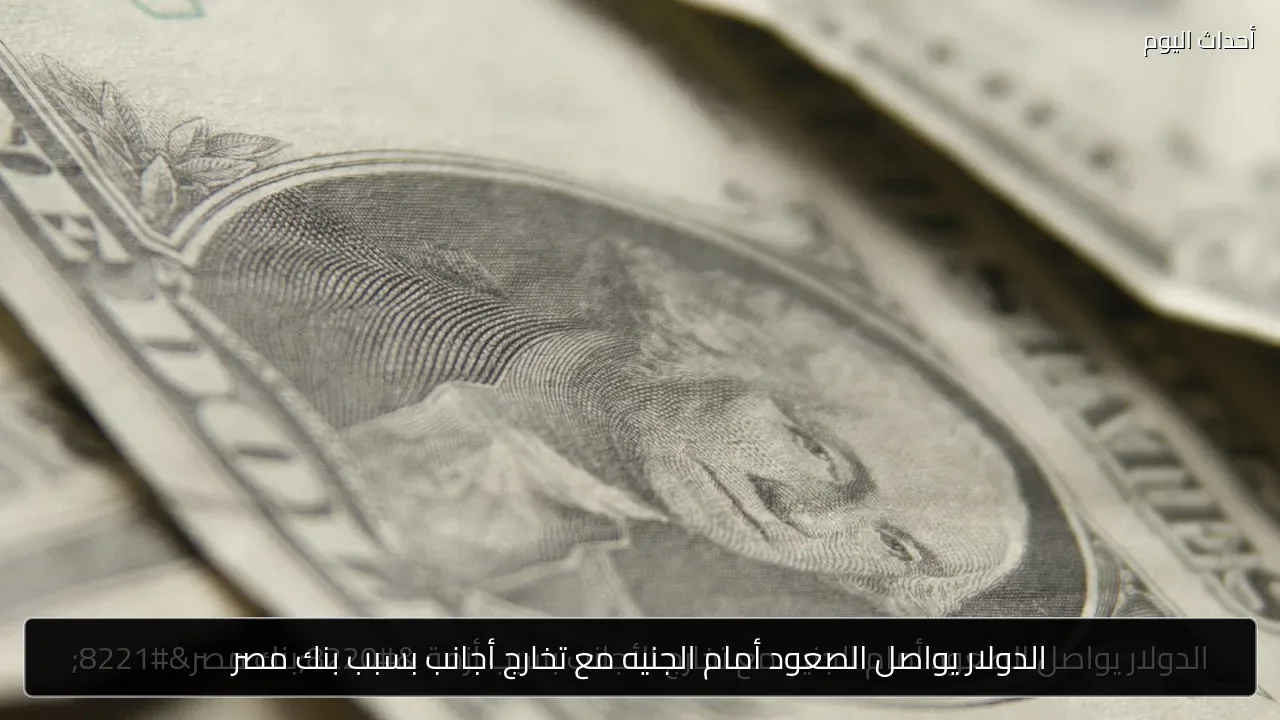 الدولار يواصل الصعود أمام الجنيه مع تخارج أجانب بسبب بنك مصر
