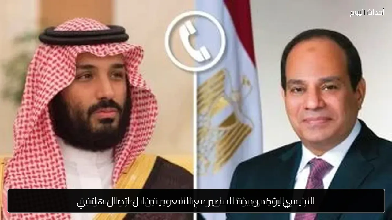 السيسي يؤكد وحدة المصير مع السعودية خلال اتصال هاتفي