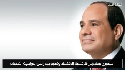 السيسي يستعرض تنافسية الاقتصاد وقدرة مصر على مواجهة التحديات