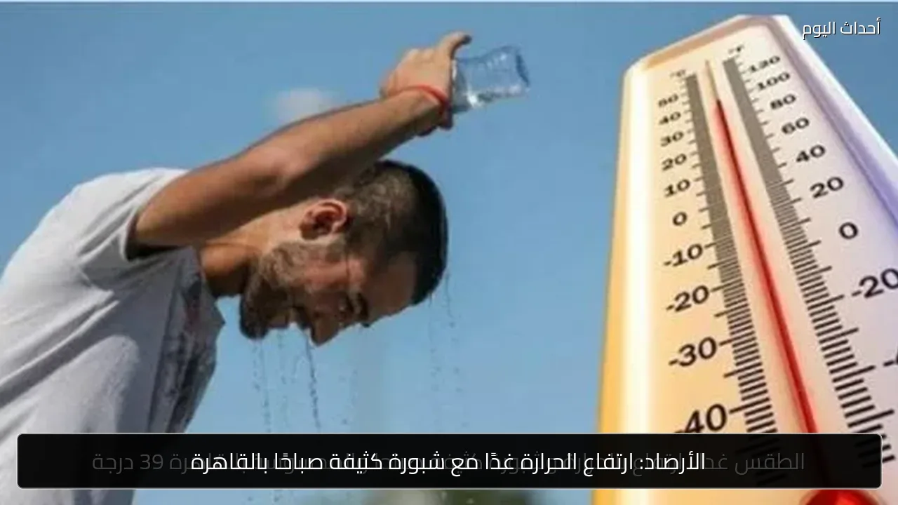 الأرصاد: ارتفاع الحرارة غدًا مع شبورة كثيفة صباحًا بالقاهرة