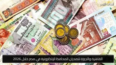 القاهرة والجيزة تتصدران المحافظ الإلكترونية في مصر خلال 2026