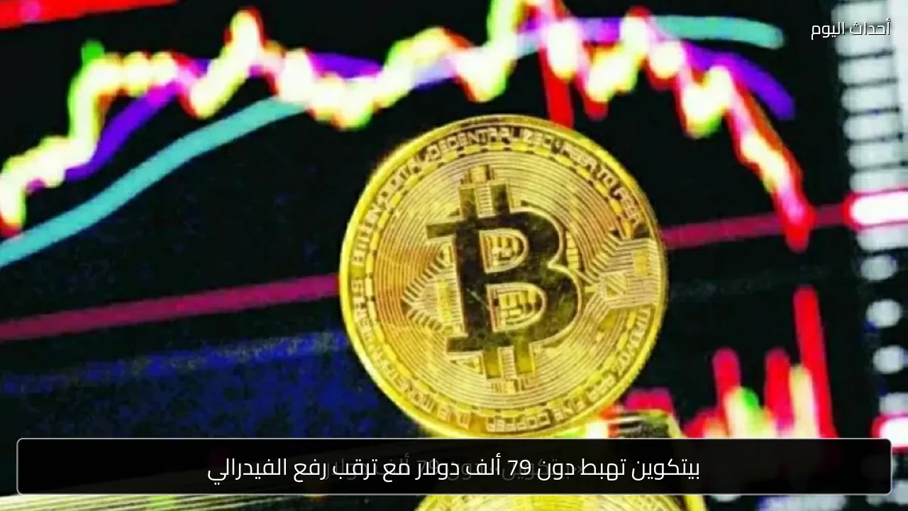 بيتكوين تهبط دون 79 ألف دولار مع ترقب رفع الفيدرالي
