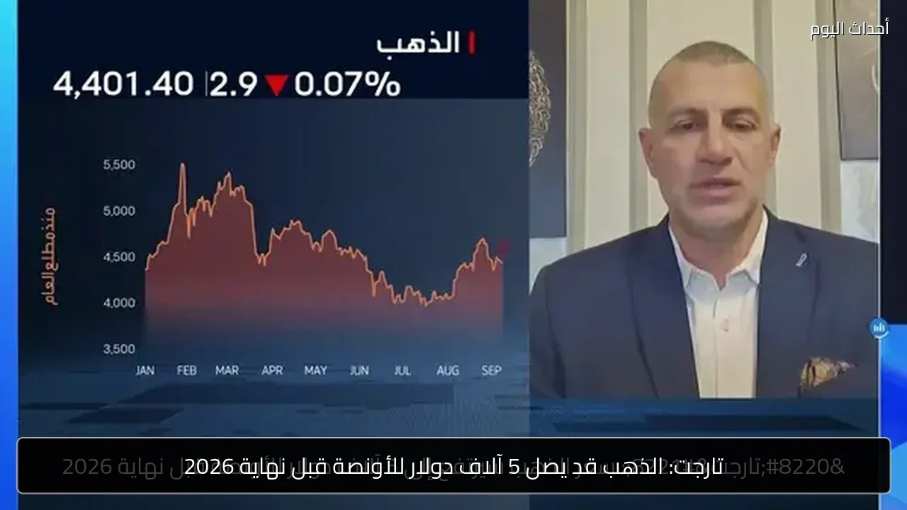 تارجت: الذهب قد يصل 5 آلاف دولار للأونصة قبل نهاية 2026