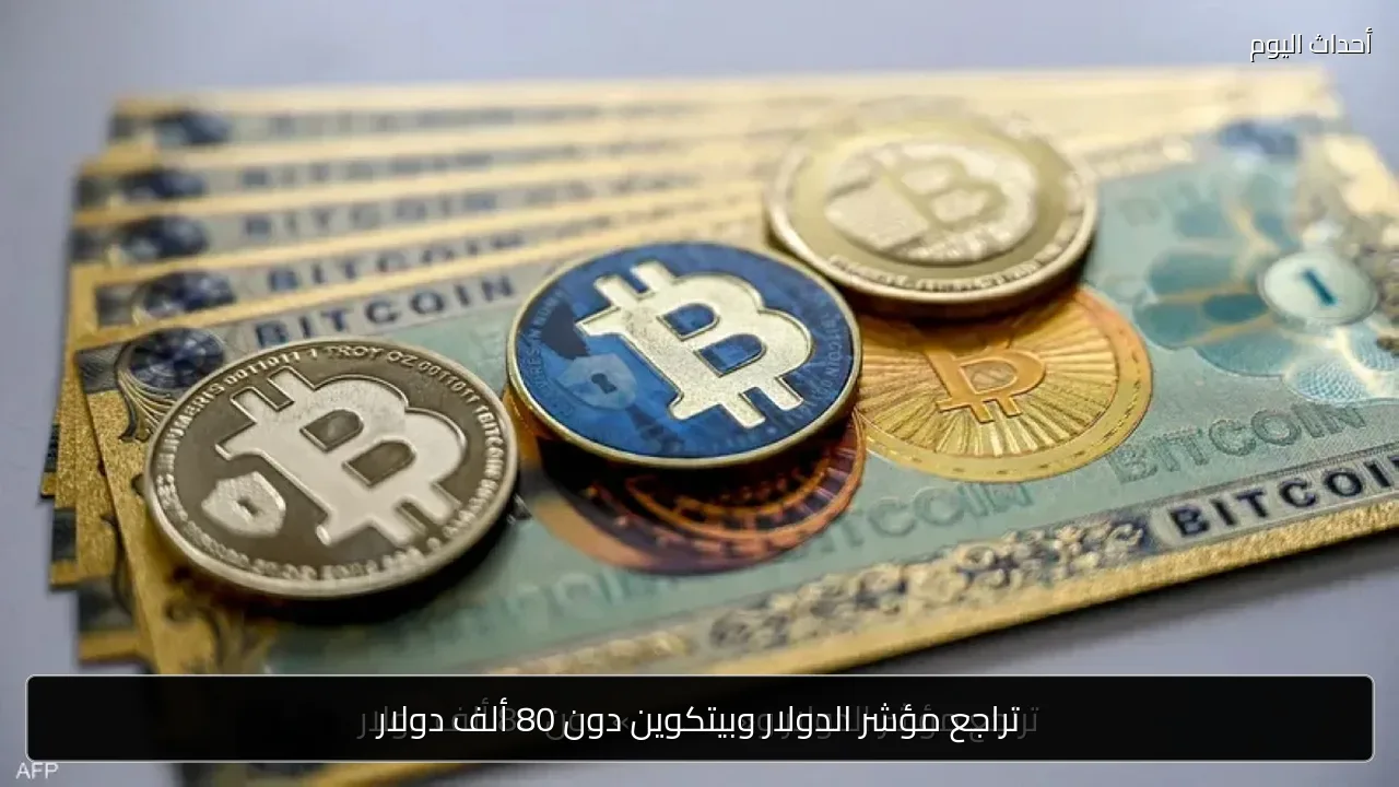 تراجع مؤشر الدولار وبيتكوين دون 80 ألف دولار