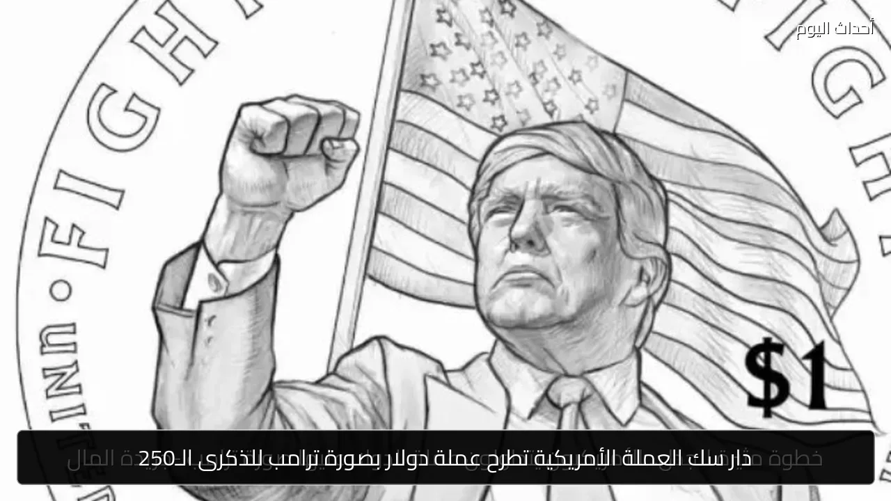دار سك العملة الأمريكية تطرح عملة دولار بصورة ترامب للذكرى الـ250
