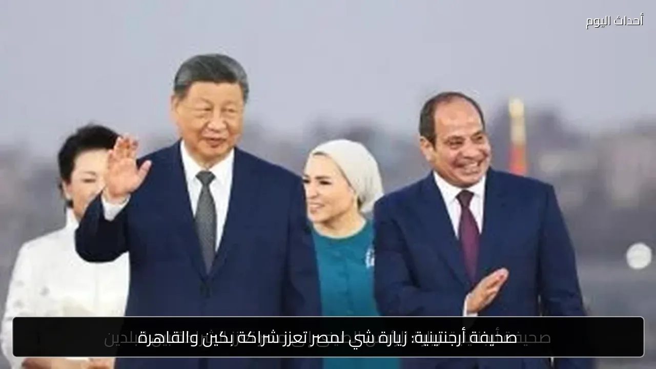 صحيفة أرجنتينية: زيارة شي لمصر تعزز شراكة بكين والقاهرة