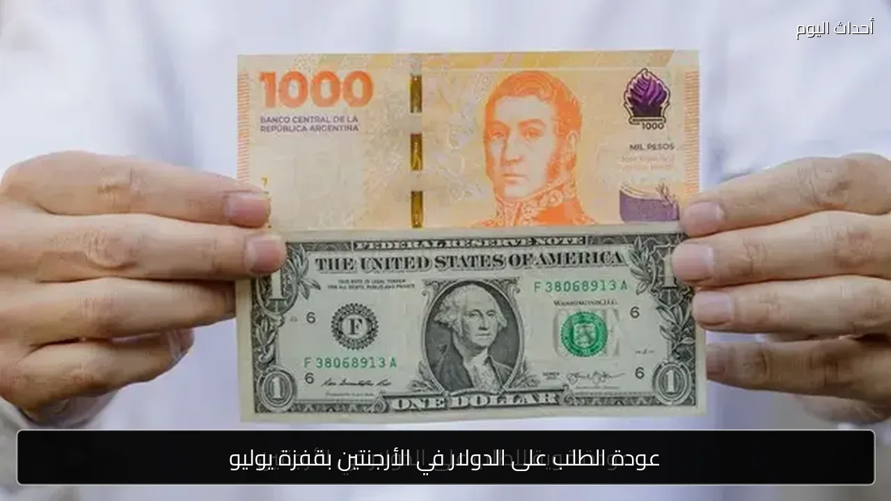 عودة الطلب على الدولار في الأرجنتين بقفزة يوليو