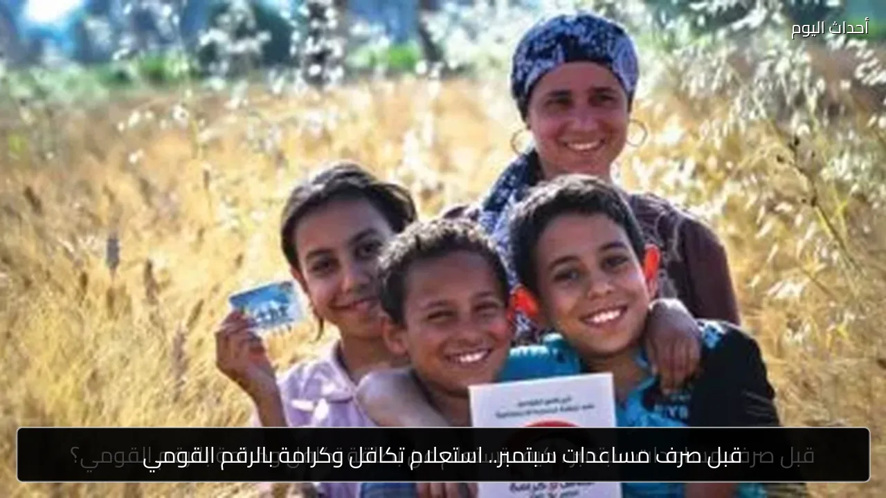 قبل صرف مساعدات سبتمبر.. استعلام تكافل وكرامة بالرقم القومي