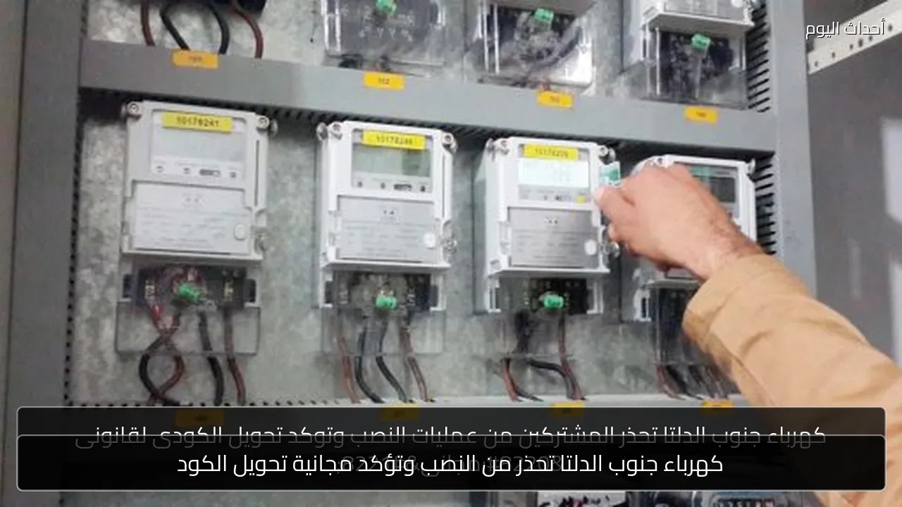 كهرباء جنوب الدلتا تحذر من النصب وتؤكد مجانية تحويل الكود