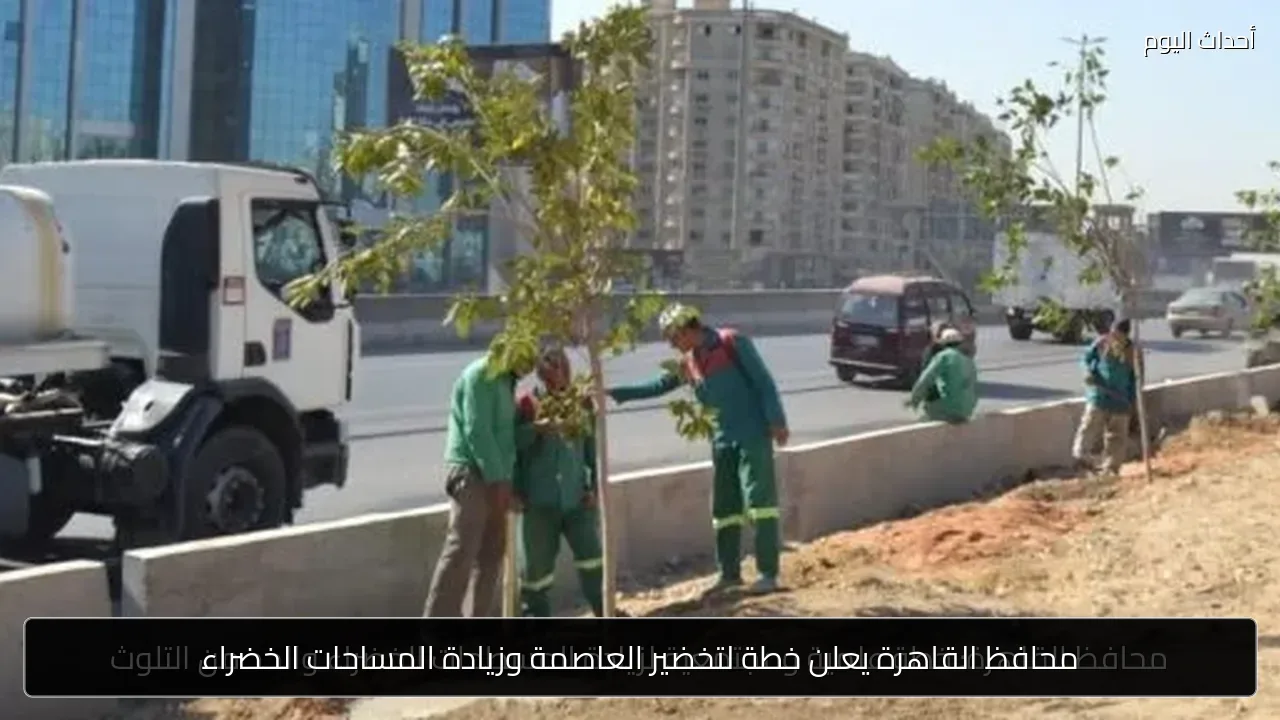 محافظ القاهرة يعلن خطة لتخضير العاصمة وزيادة المساحات الخضراء