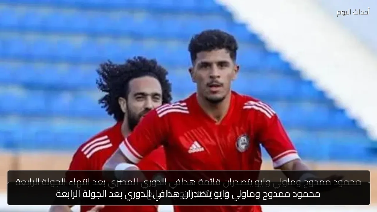 محمود ممدوح وماولي وايو يتصدران هدافي الدوري بعد الجولة الرابعة
