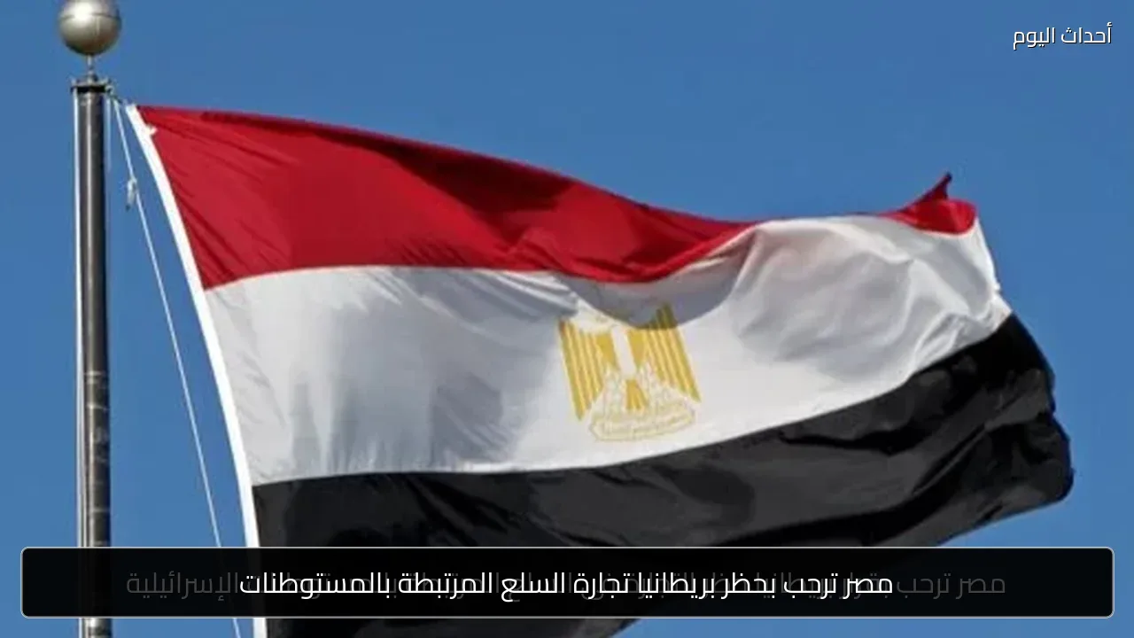مصر ترحب بحظر بريطانيا تجارة السلع المرتبطة بالمستوطنات