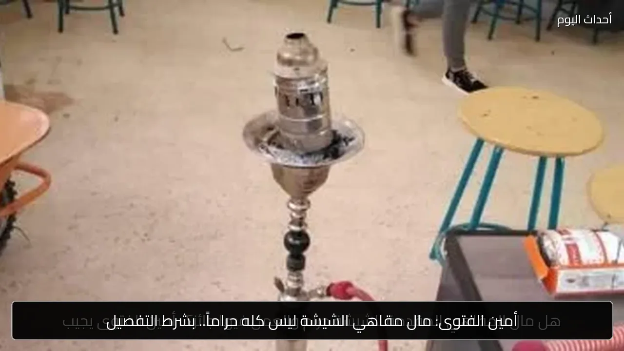 أمين الفتوى: مال مقاهي الشيشة ليس كله حراماً.. بشرط التفصيل