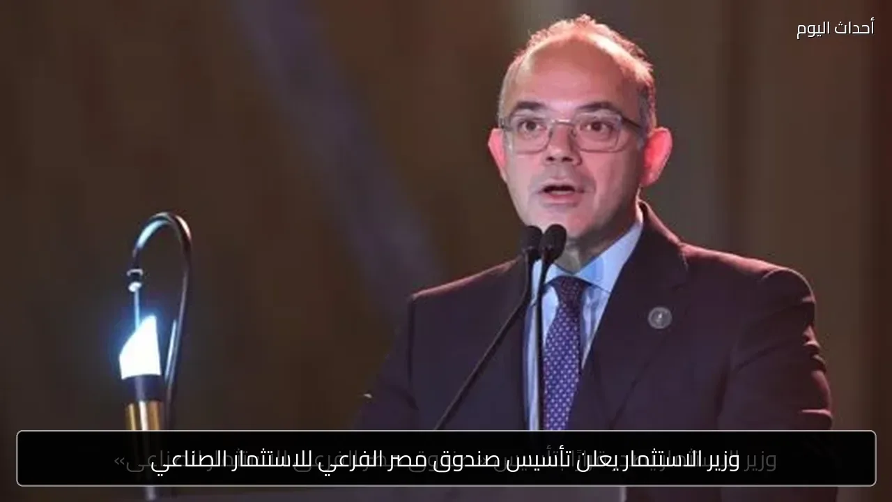 وزير الاستثمار يعلن تأسيس صندوق مصر الفرعي للاستثمار الصناعي