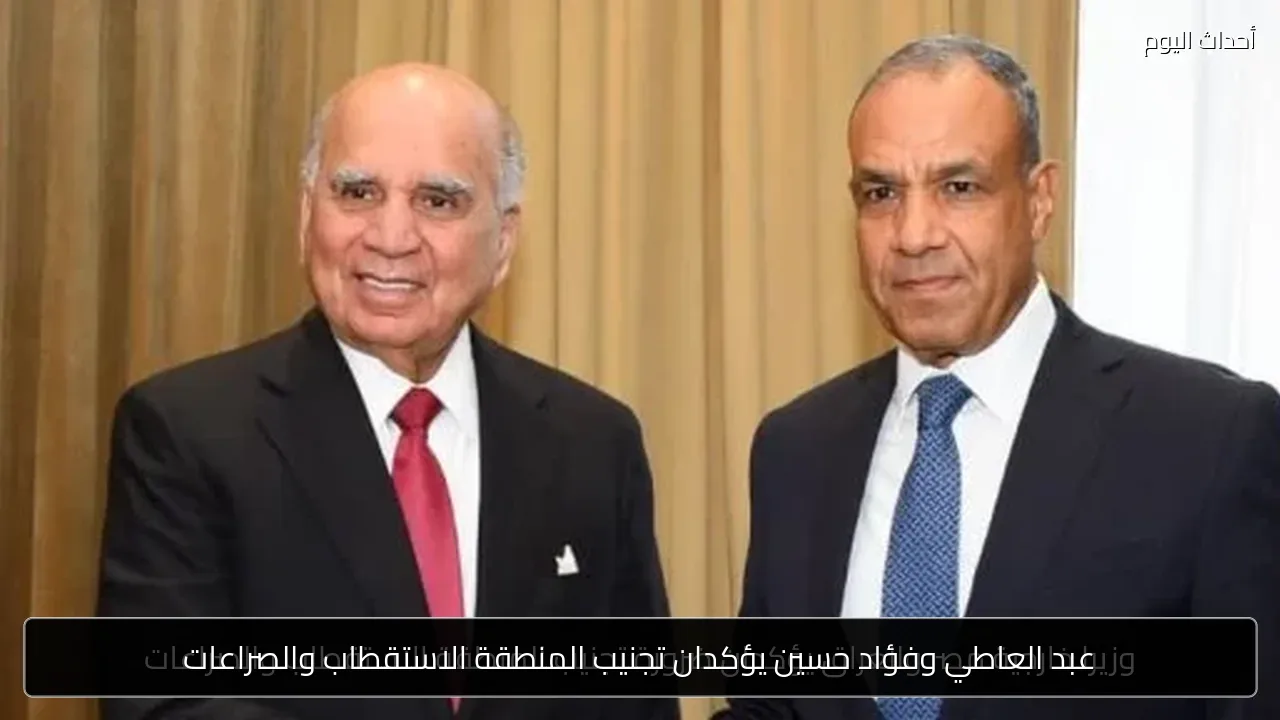 عبد العاطي وفؤاد حسين يؤكدان تجنيب المنطقة الاستقطاب والصراعات