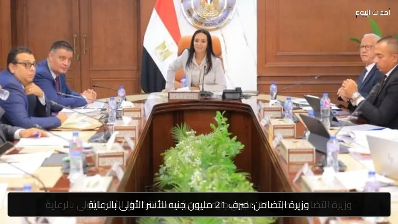 وزيرة التضامن: صرف 21 مليون جنيه للأسر الأولى بالرعاية