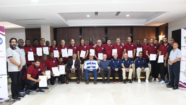 الأكاديمية الأفريقية تمنح رخصة (A) للمدربين بحضور رئيس الاتحاد الدولي ورئيس اتحاد اليد