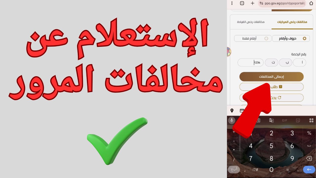 لينك مباشر .. الاستعلام عن مخالفات المرور عبر موقع بوابة المرور الإلكترونية 2025 برقم السيارة traffic.moi.gov.eg