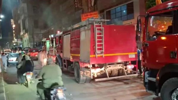 المعمل الجنائي يبدأ تحقيقاته في حريق شقة بمدينة السلام