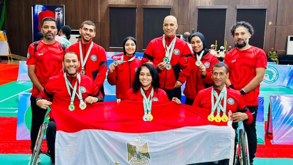 منتخب الريشة الطائرة البارالمبي يحقق 9 ميداليات في بطولة إفريقيا بنجيريا