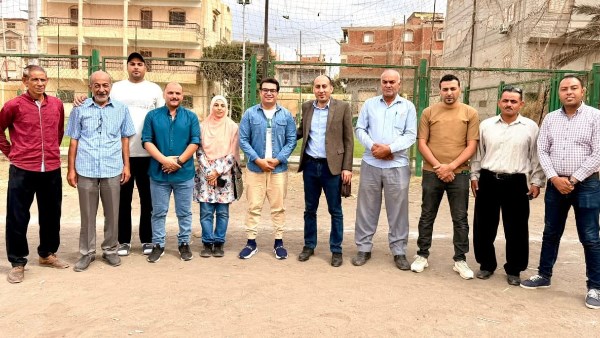 وكيل وزارة بدمياط يطالب بسرعة استكمال سور مركز شباب سيف الدين