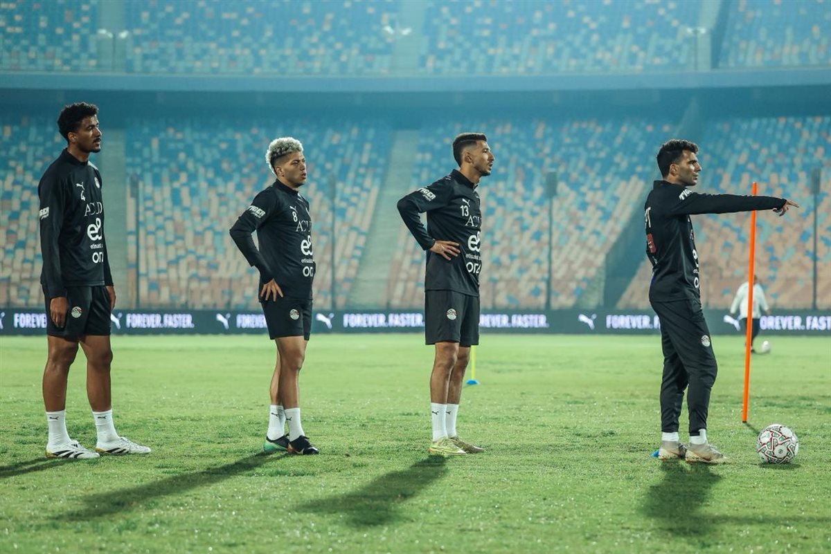 تدريبات منتخب مصر للمشاركة في أمم إفريقيا 2025