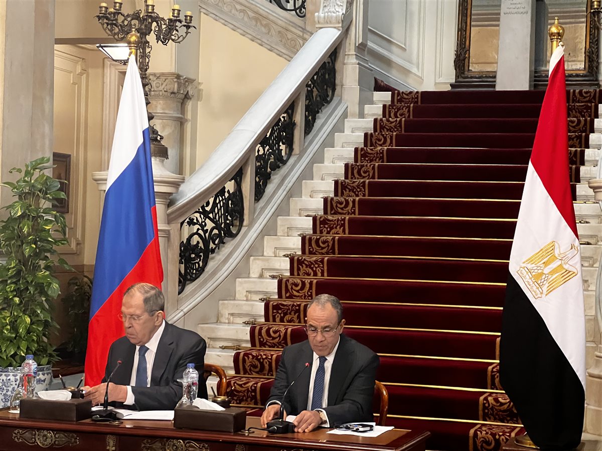 مؤتمر صحفى مشترك مع 