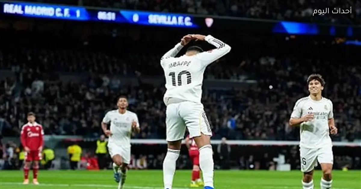 مبابي يساوي رقم كريستيانو رونالدو في ريال مدريد
