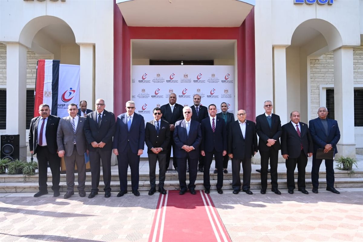 وزير الرياضة يشهد اجتماع الاتحاد الرياضى للجامعات