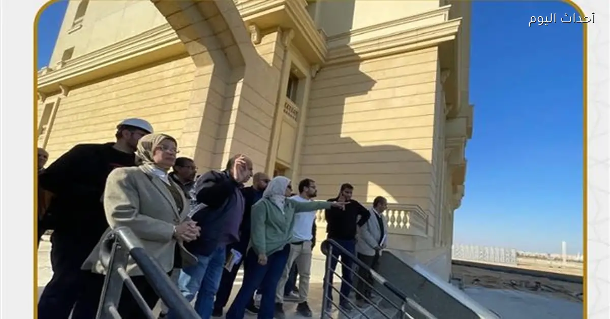 مسئولو العاصمة الجديدة يتفقدون الحي السكني الخامس R5