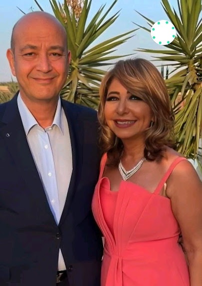 عمرو أديب ولميس الحديدي