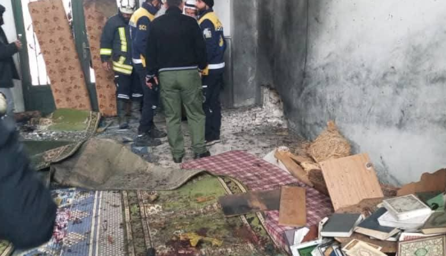 استهداف المسجد