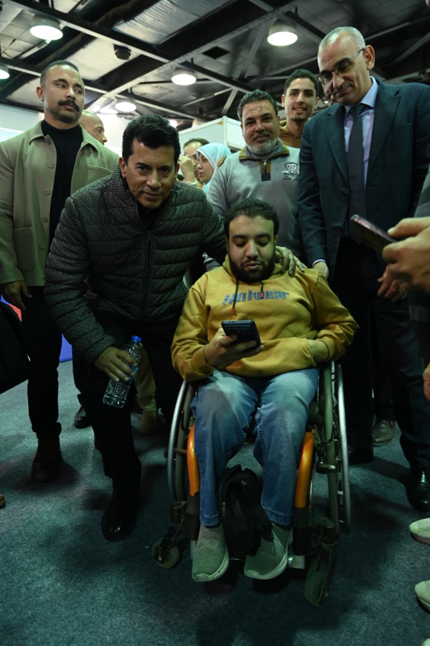 وزير الرياضة يشهد ملتقى توظيف مصر لذوي الهمم 