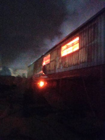 حريق مخزن فى القطامية (5)