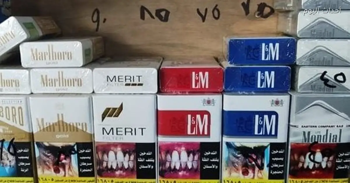 أسعار السجائر المحلية في مصر اليوم الثلاثاء 16 ديسمبر 2025