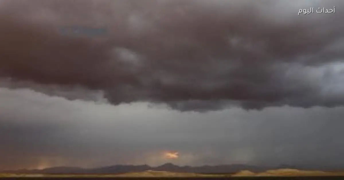 أمطار وانخفاض درجات الحرارة في شمال سيناء