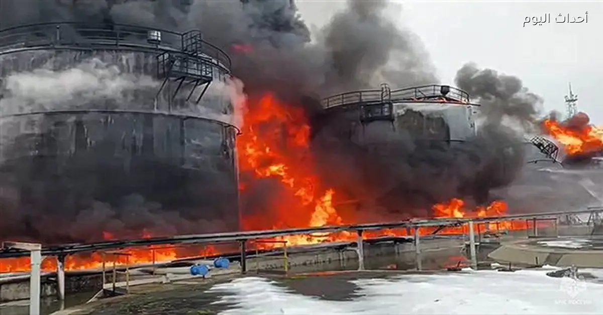 أوكرانيا تستهدف مستودع نفط روسي في ريبينسك