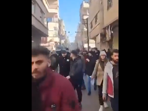 لحظة إطلاق النار على متظاهرين في حمص، أحداث اليوم