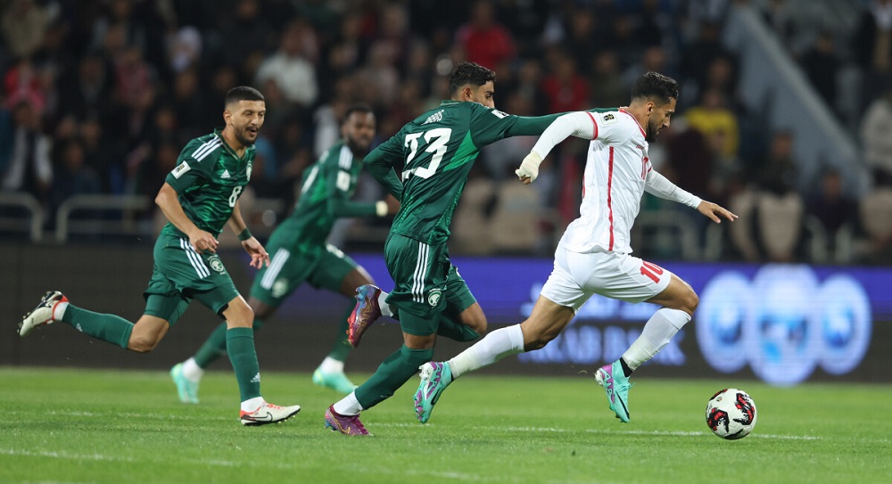 القنوات المفتوحة الناقلة لمباراة السعودية والأردن اليوم في نصف نهائي <a href=