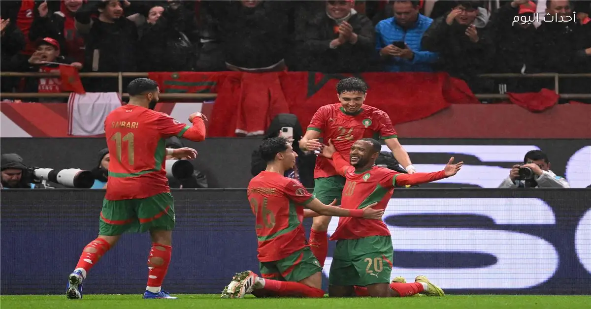 الكعبي يحرز الهدف الثاني للمغرب أمام جزر القمر