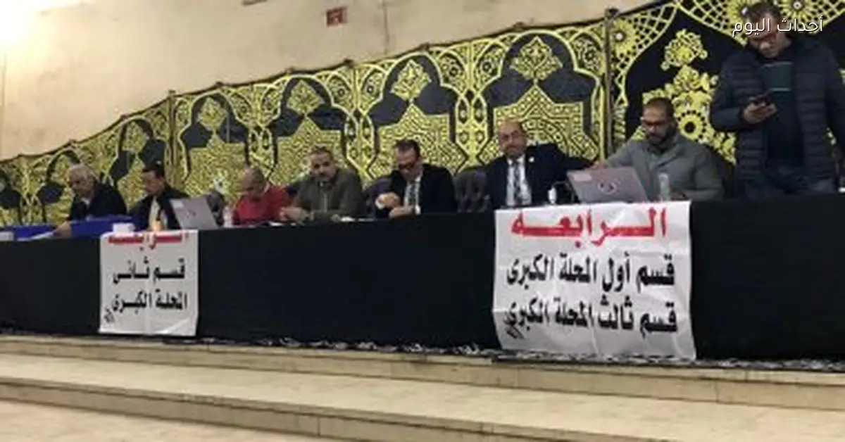 اللجنة العامة ببندر المحلة تبدأ فرز أصوات اللجان الفرعية